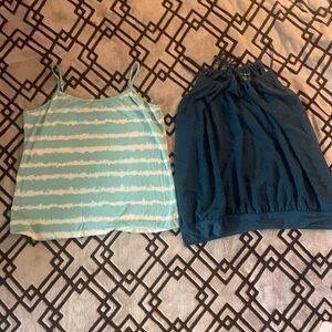 LANE BRYANT & FRENCH LAUNDRY-  2 Spaghetti Strap Shirts/ Female/ Size 14-16
